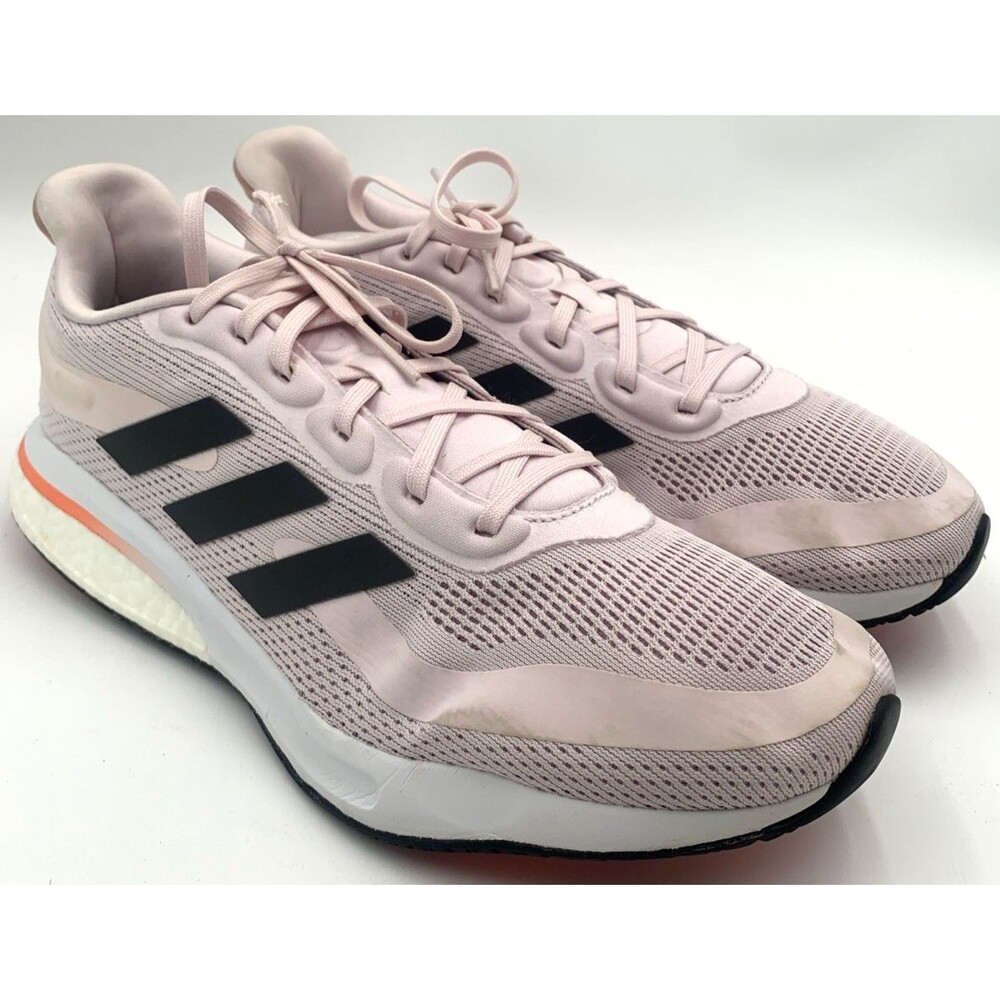 Adidas Supernova Running Shoes Almost Pink/Carbon/Turbo Colorway Women's Size 11